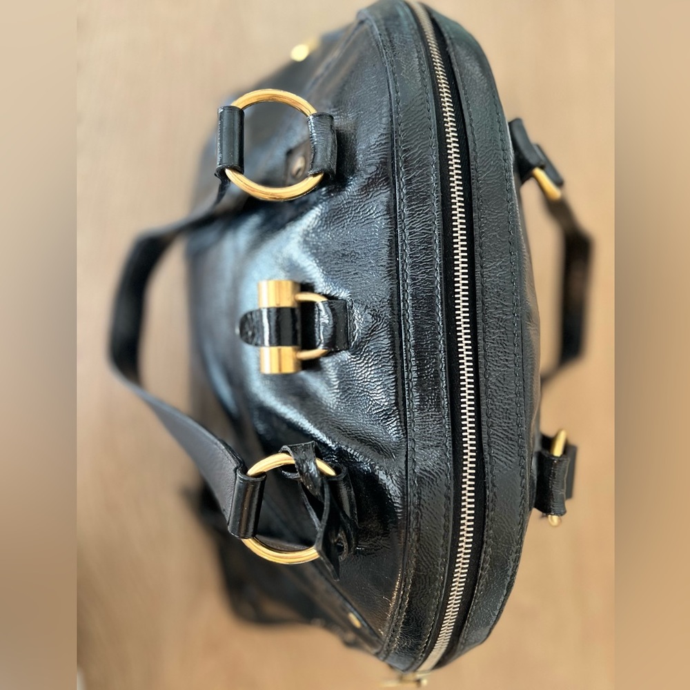 Yves Saint Laurent Medium Patent Muse Shoulder Bag (Used) - Picture 5 of 9